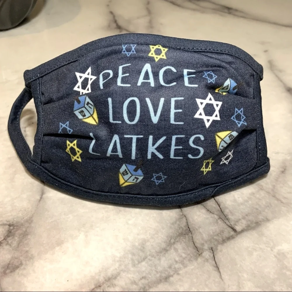 Nolan Originals Jewish-Themed Chanukah Youth Face Masks 3-Pack